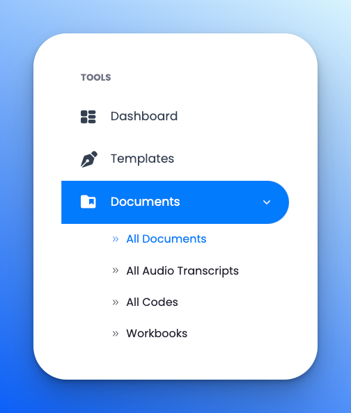 Documentation Nav